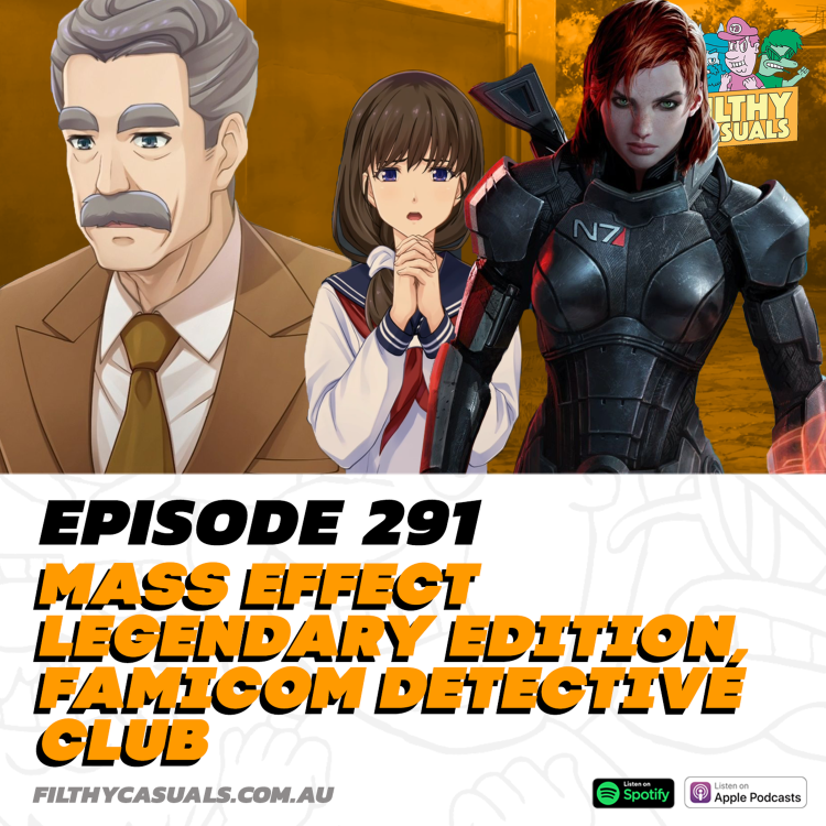 cover art for Episode 291: Mass Effect Legendary Edition, Famicom Detective Club