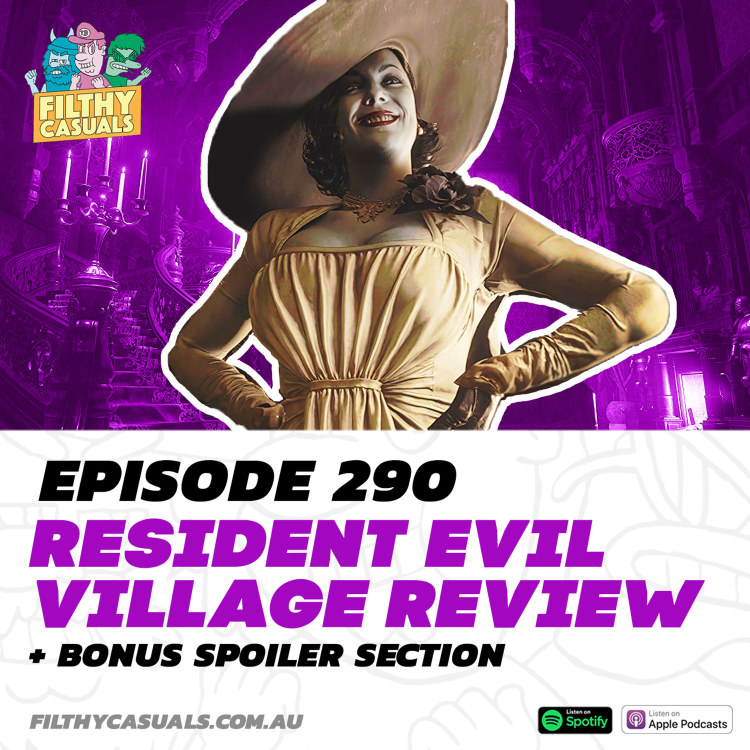 cover art for Episode 290: Resident Evil Village Review