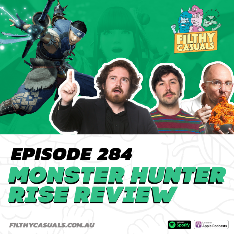 cover art for Episode 284: Monster Hunter Rise Review