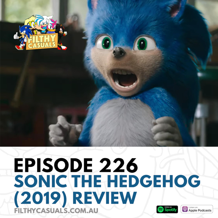 cover art for Episode 226: Sonic The Hedgehog (2019) Review