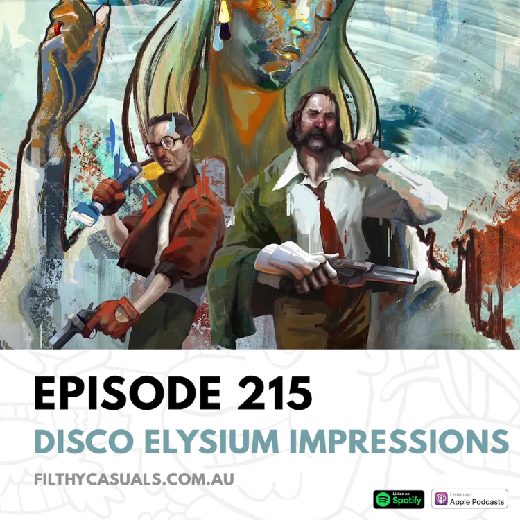 cover art for Episode 215: Disco Elysium Impressions