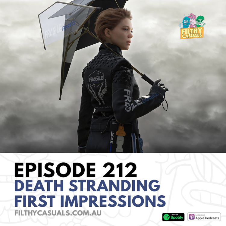 cover art for Episode 212: Death Stranding First Impressions