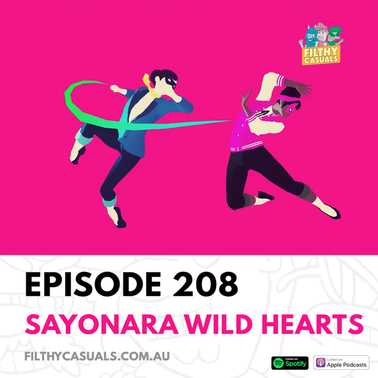 cover art for Episode 208: Sayonara Wild Hearts Review