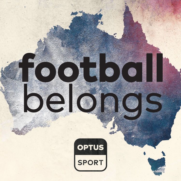 cover art for Football Belongs nominated for two Australian Podcast Awards!