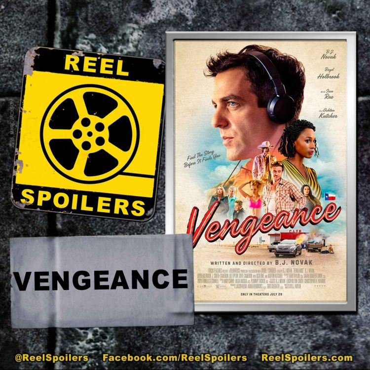 cover art for VENGEANCE Starring B. J. Novak, Boyd Holbrook, Issa Rae, Ashton Kutcher