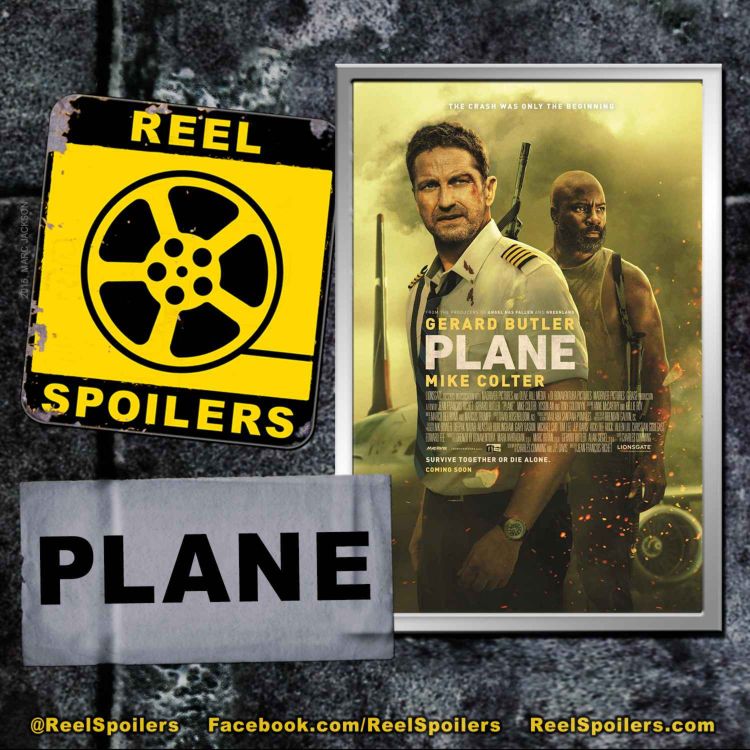 cover art for PLANE Starring Gerard Butler, Mike Colter, Tony Goldwyn