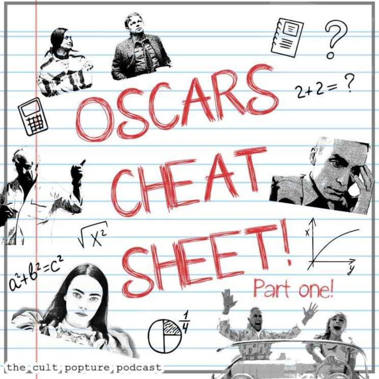 cover art for Oscars Cheat Sheet 2024 (Part One) | The Cult Popture Podcast