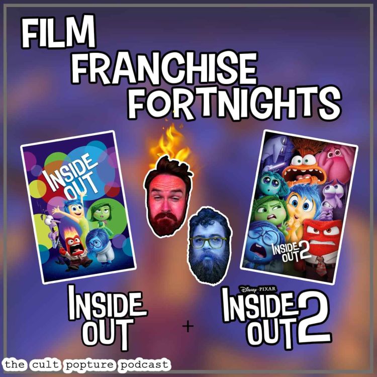 cover art for "Inside Out" & "Inside Out 2" | Film Franchise Fortnights