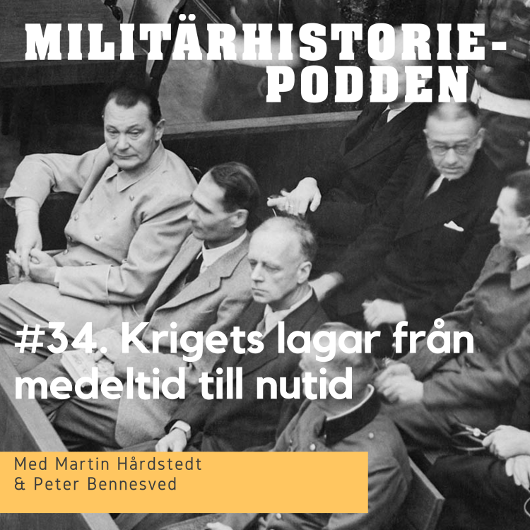 cover art for Krigets lagar från medeltid till nutid