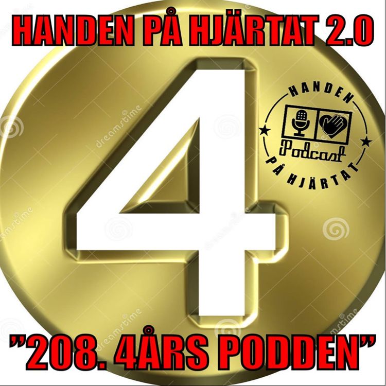 cover art for ”208. 4ÅRS PODDEN”