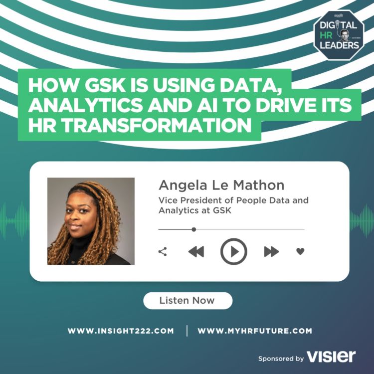 cover art for How GSK is Using Data, Analytics and AI to Drive its HR Transformation (an Interview with Angela Le Mathon)