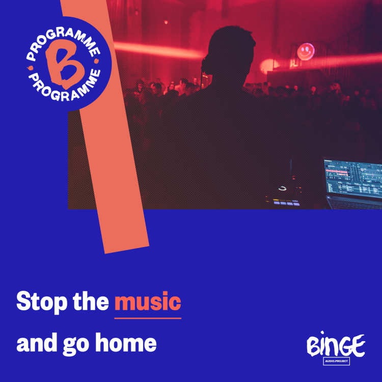 cover art for Stop the music and go home