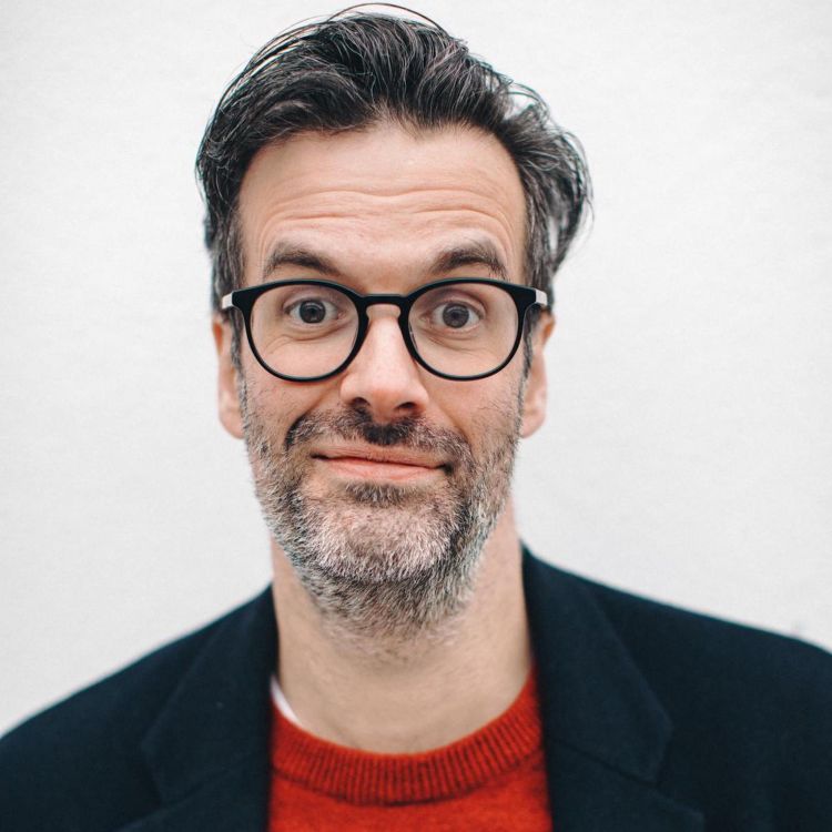 cover art for Marcus Brigstocke