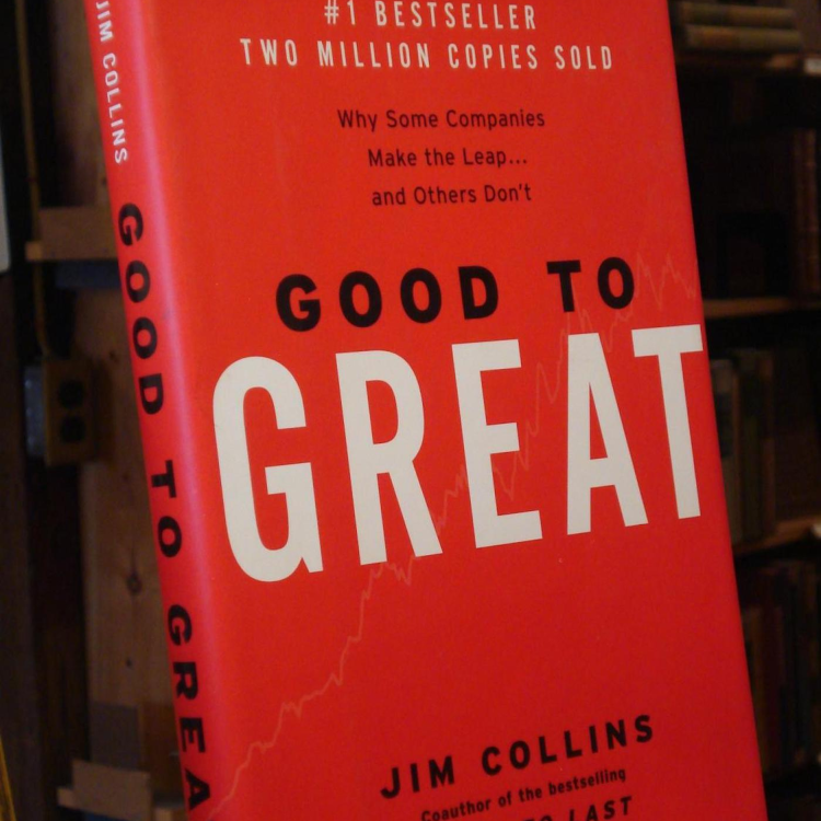 cover art for Jim Collins on making good culture great