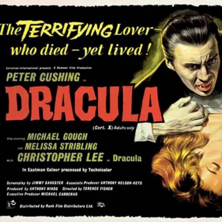 cover art for DRACULA (1958) with Ashley Blaker