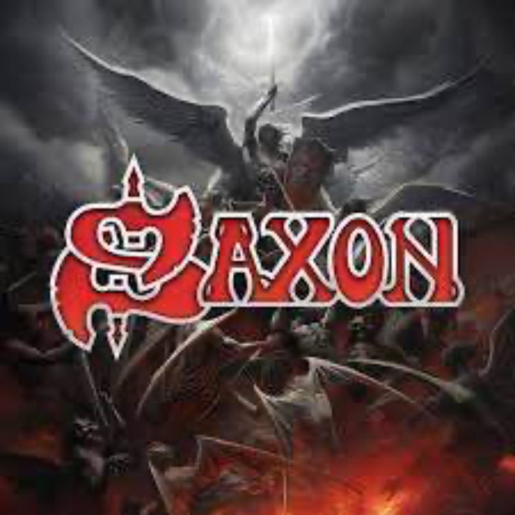 cover art for Saxon's  Hell Fire And Damnation  album review