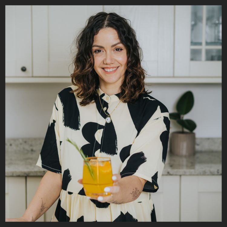 cover art for How to reduce alcohol consumption and improve our relationship with drinking with mixologist and mindful drinking expert Camille Vidal