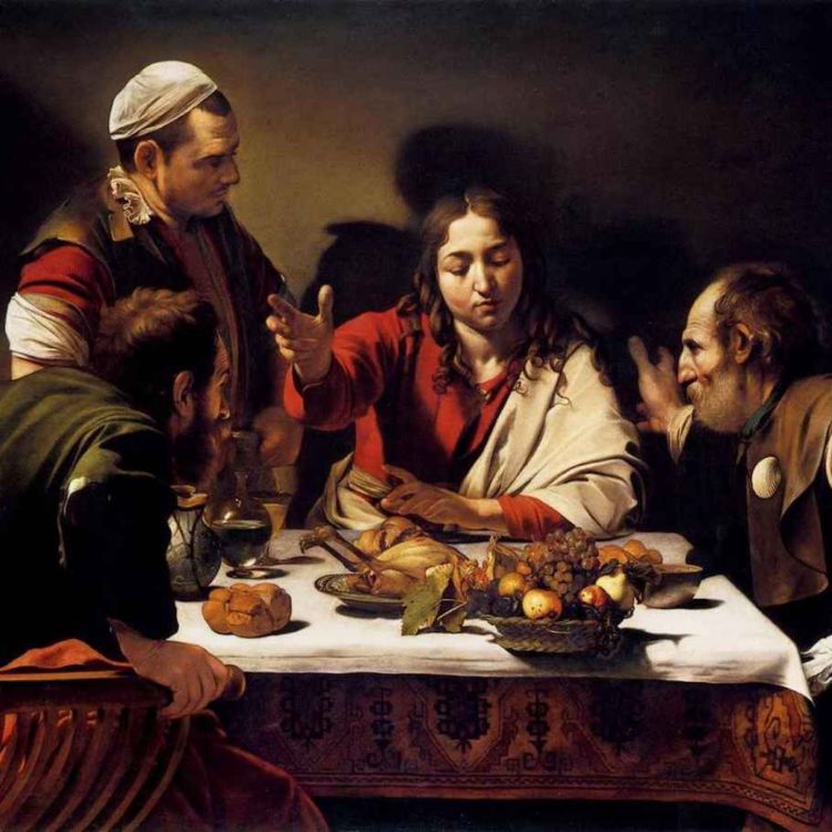 cover art for #82 Cena en Emaús de Caravaggio 