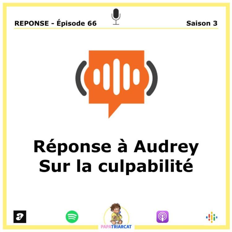 cover art for REPONSE #1 - Audrey - La culpabilité