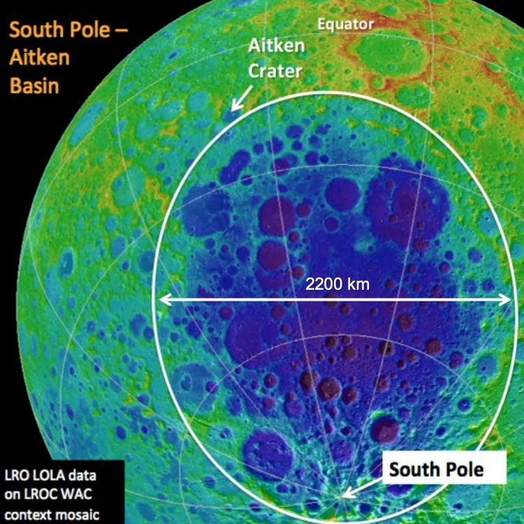 cover art for Sampling the Moon's South Pole