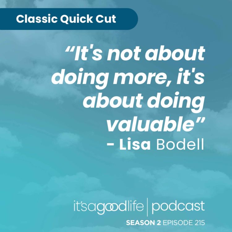 cover art for Quick Cut: S2E215 Why Simple Wins with Lisa Bodell