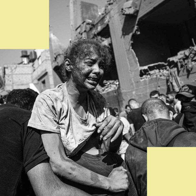 cover art for Inside a Gaza Village: “All of Us Will Die, but We Don’t Know When"