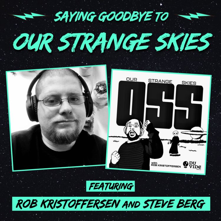 cover art for Saying Goodbye to Our Strange Skies 