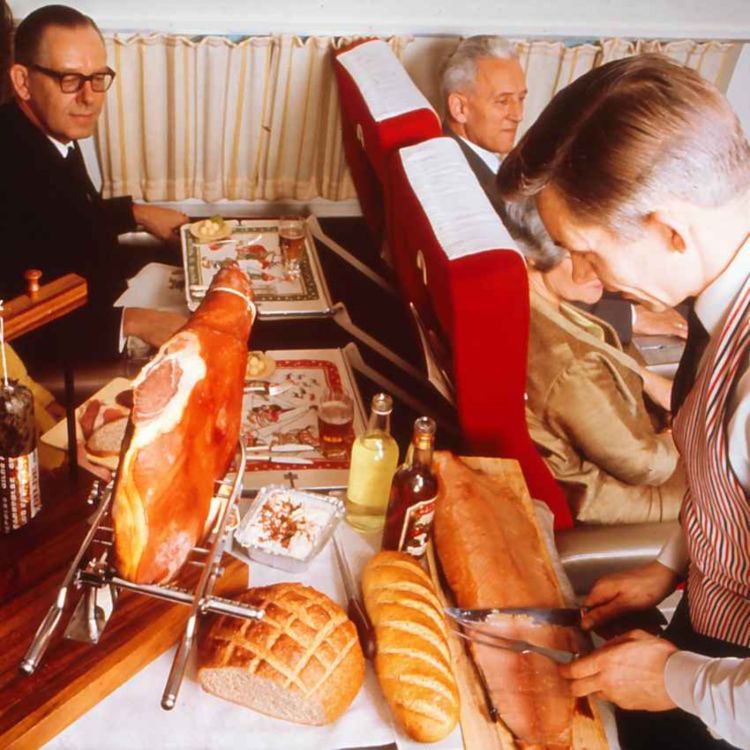 cover art for The Glory Days of In-Flight Dining: From Smorgasbord to Baked Alaska