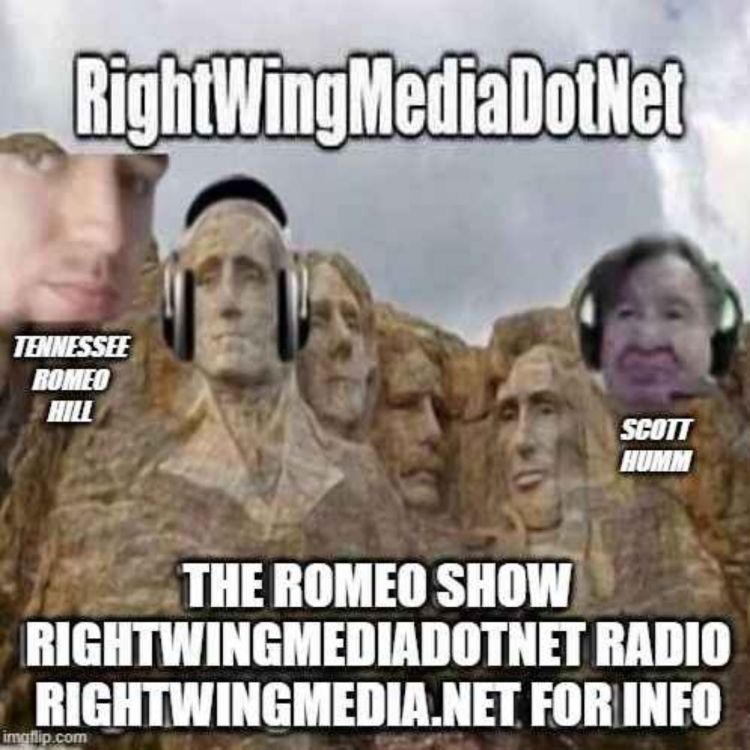 cover art for RightWingMediaDotNet Radio AND the Romeo Show "FAKE Recording Session for REAL Show Promos"