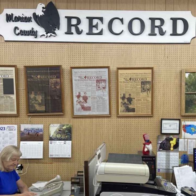 cover art for Police Raid The Marion County Record