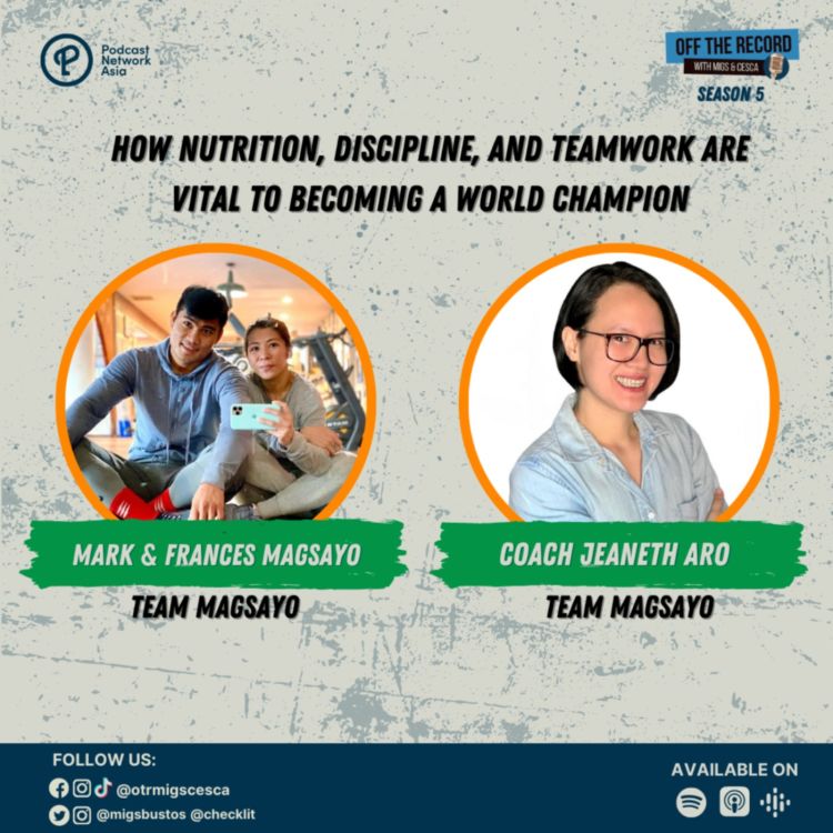 cover art for Podcast Exclusive: How Nutrition, Discipline and Teamwork are vital to becoming a Champion with Team Magsayo