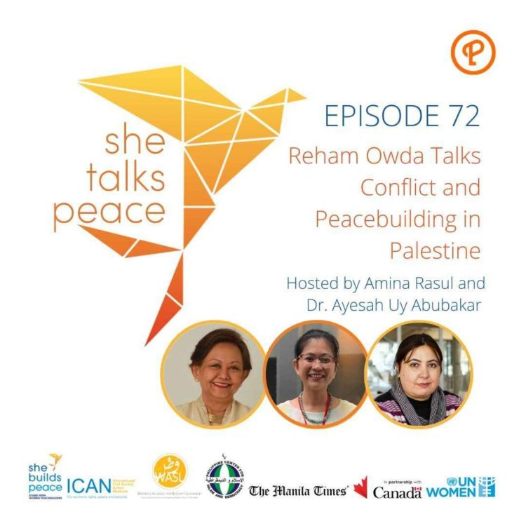 cover art for Ep. 72: Reham Owda Talks Conflict and Peacebuilding in Palestine