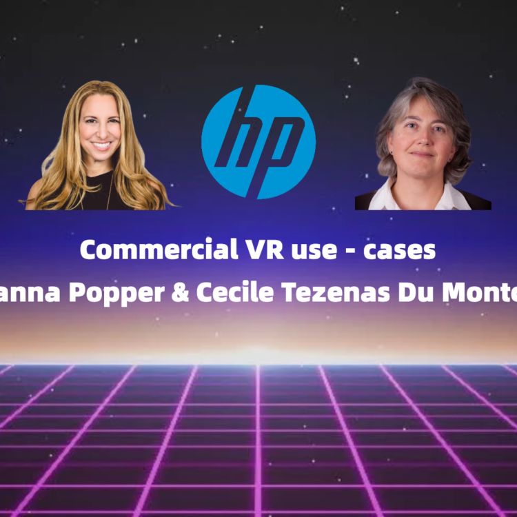 cover art for LikeXR Podcast (6 Episode) - Commercial VR use-cases Joanna Popper and Cecile Tezenas Du Montcel