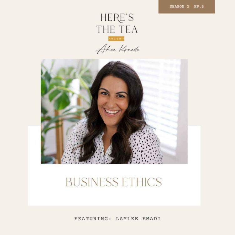 cover art for Business Ethics with Laylee Emadi