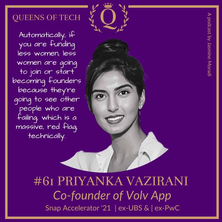 cover art for Tech Queen: Priyanka Vazirani - Co-founder of Volv App
