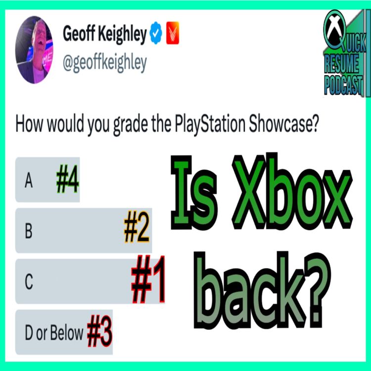 cover art for Playstation showcase reactions | Does Xbox have an opportunity? | QRP 100