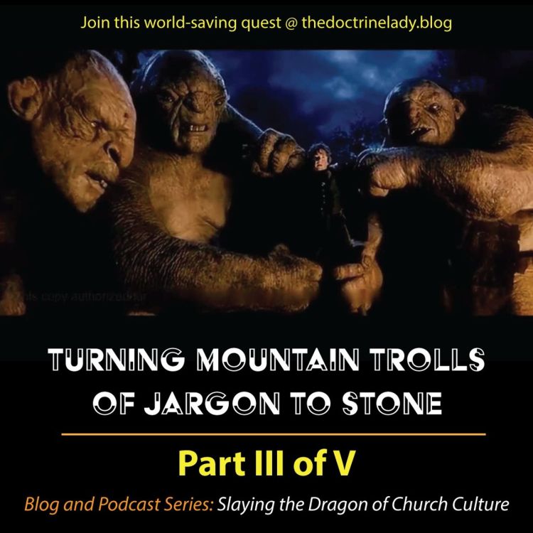 cover art for Turning Mountain Trolls of Jargon to Stone