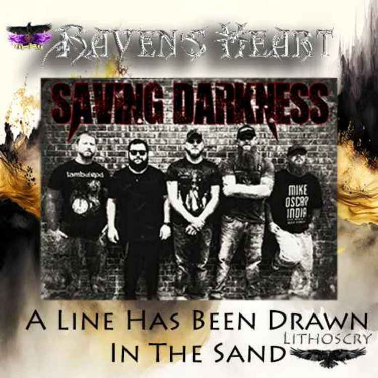 cover art for A Line Has Been Drawn In The Sand with Saving Darkness (Christian Rock)