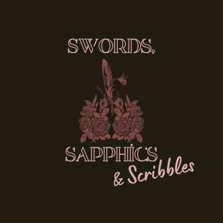 cover art for Swords, Sapphics & Scribbles introducing #CampPride