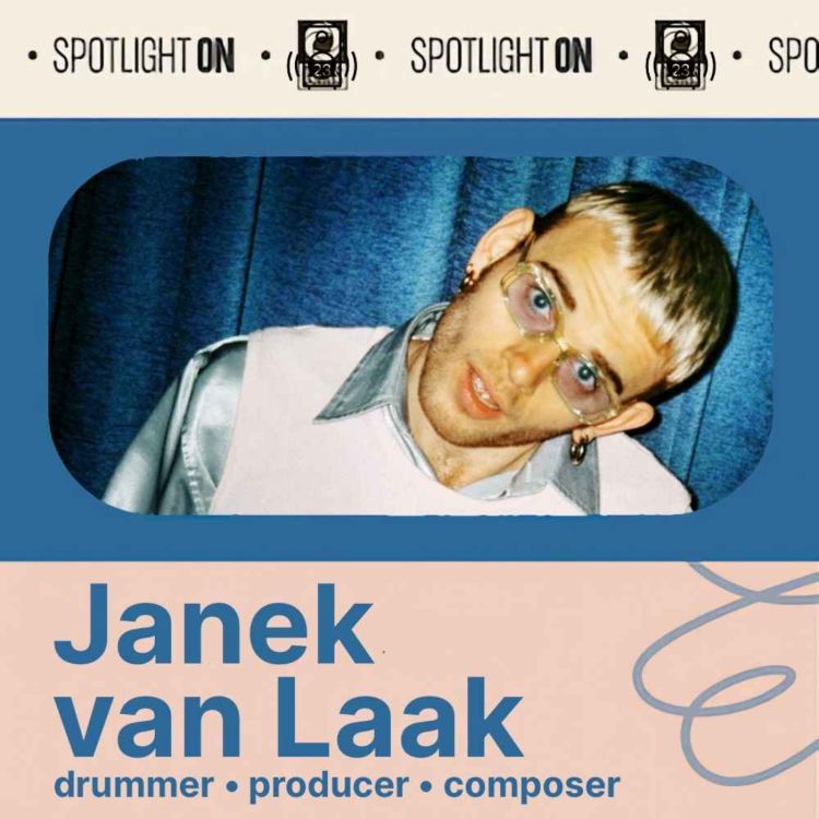 cover art for Janek van Laak: drumming up a circle of madness