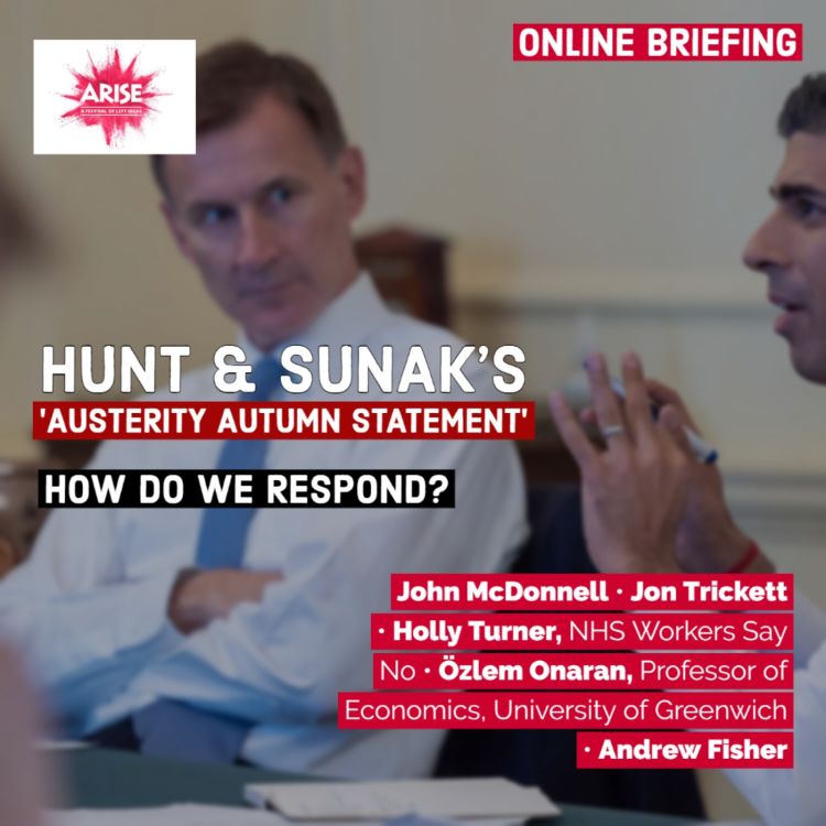 cover art for Hunt & Sunak's 'austerity autumn statement' - how do we respond?