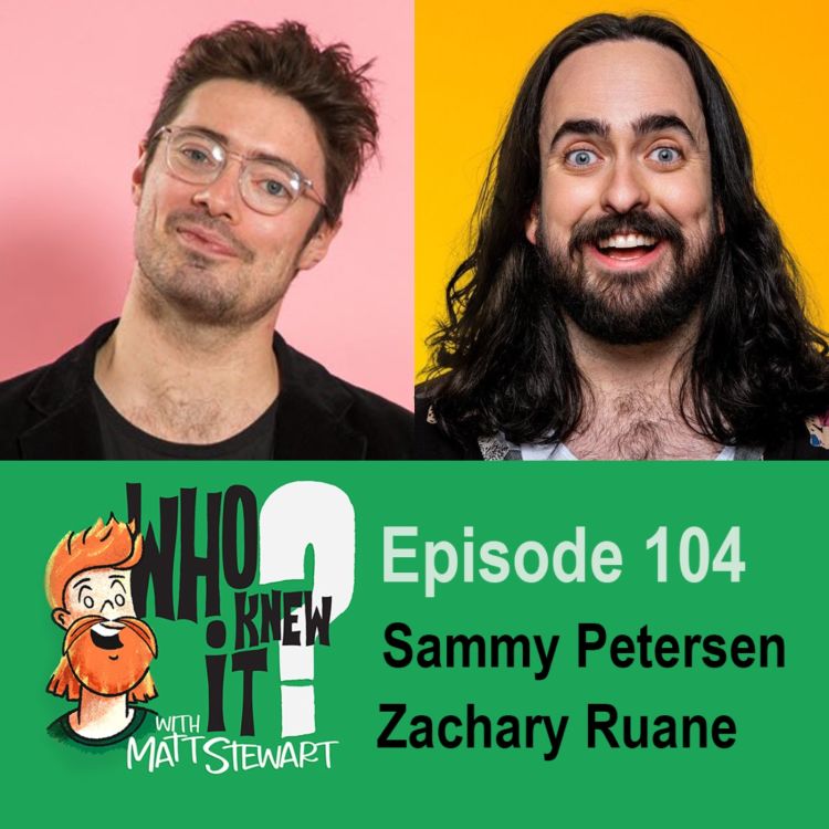 cover art for 104 - Sammy Petersen and Zachary Ruane (Aunty Donna)