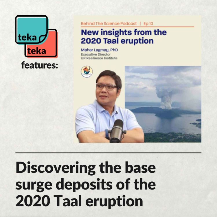 cover art for Discovering the base surge deposits of the 2020 Taal eruption