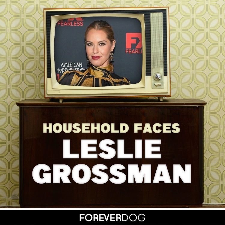 cover art for Leslie Grossman (American Horror Story, The Good Place, Scandal)