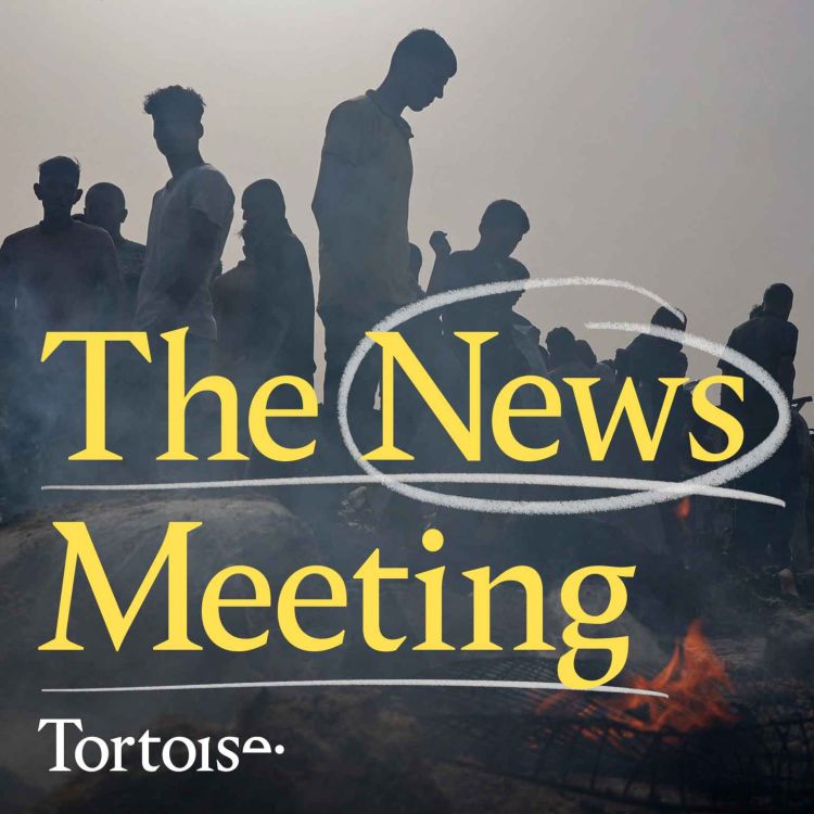 cover art for News Meeting: Israel’s attacks on Rafah and Elon Musk’s new AI chatbot