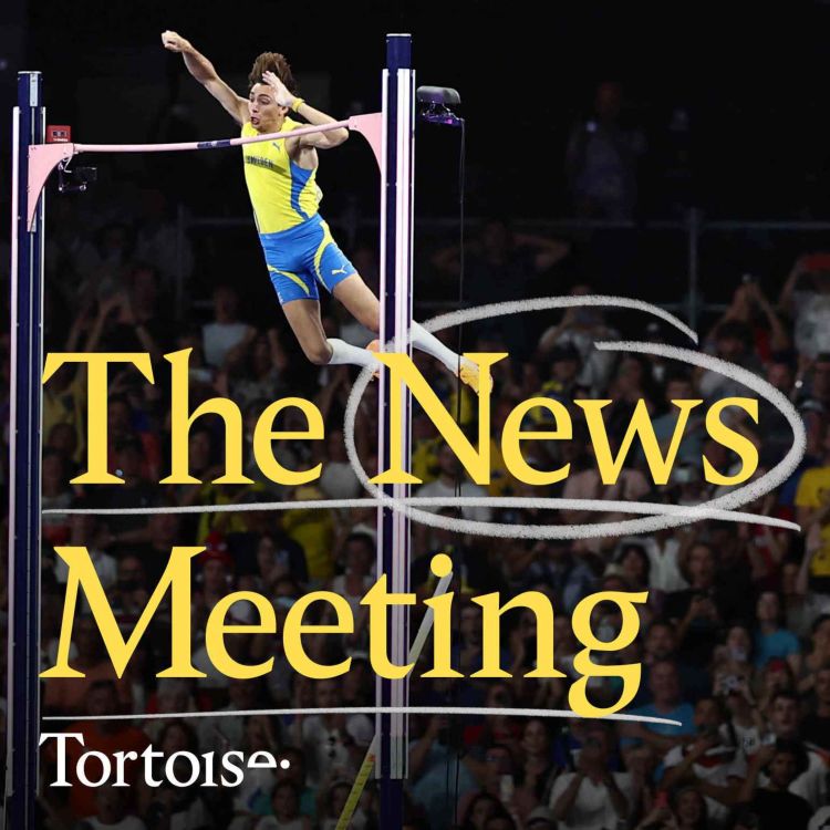 cover art for News Meeting: An Olympic star takes flight and Elon Musk spreads fake news