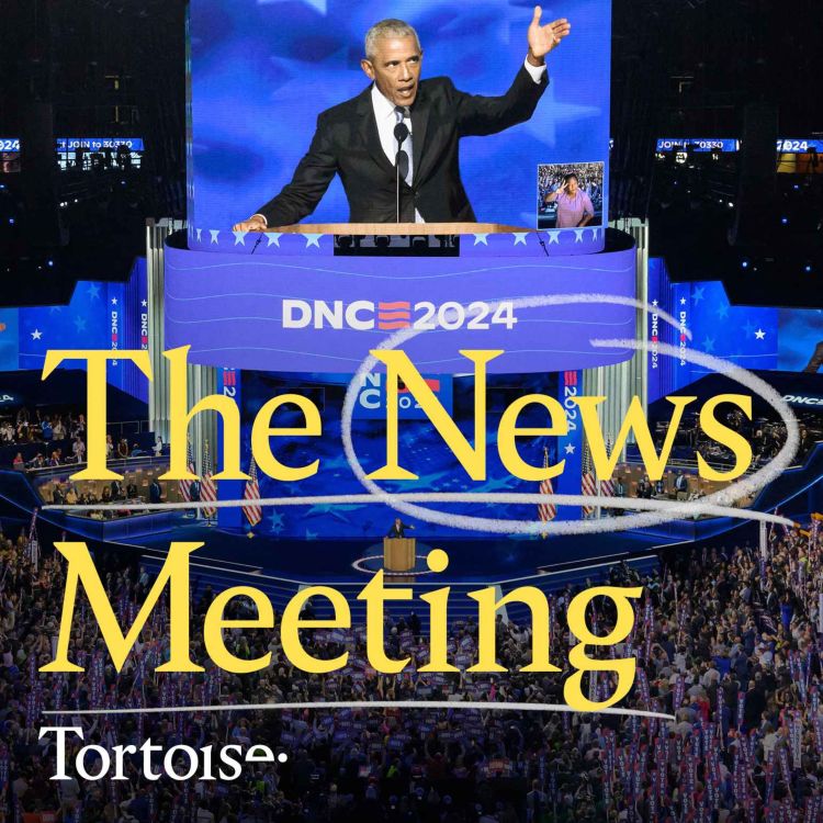 cover art for News Meeting: Democrats showcase their wife guys and Starbucks boss is under fire