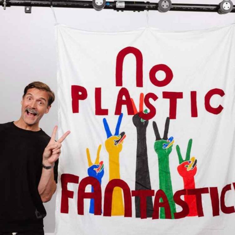 cover art for TV's Patrick Grant from The British Sewing Bee on his plastic-free brand, Community Clothing