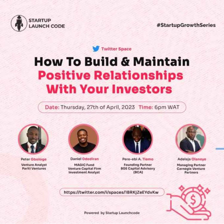 cover art for How to Build & Maintain Positive Relationships with your Investors