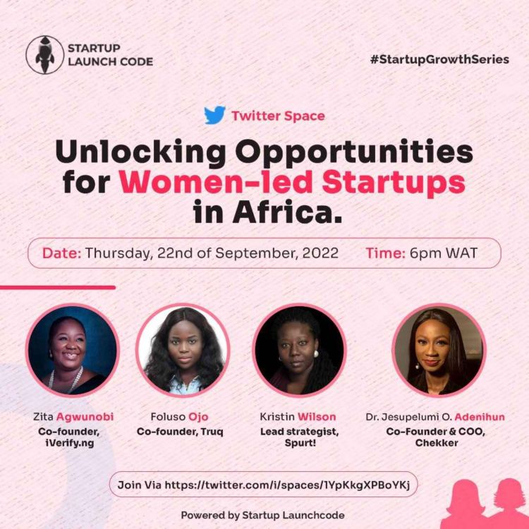 cover art for Unlocking Opportunities for Women-led Startups in Africa